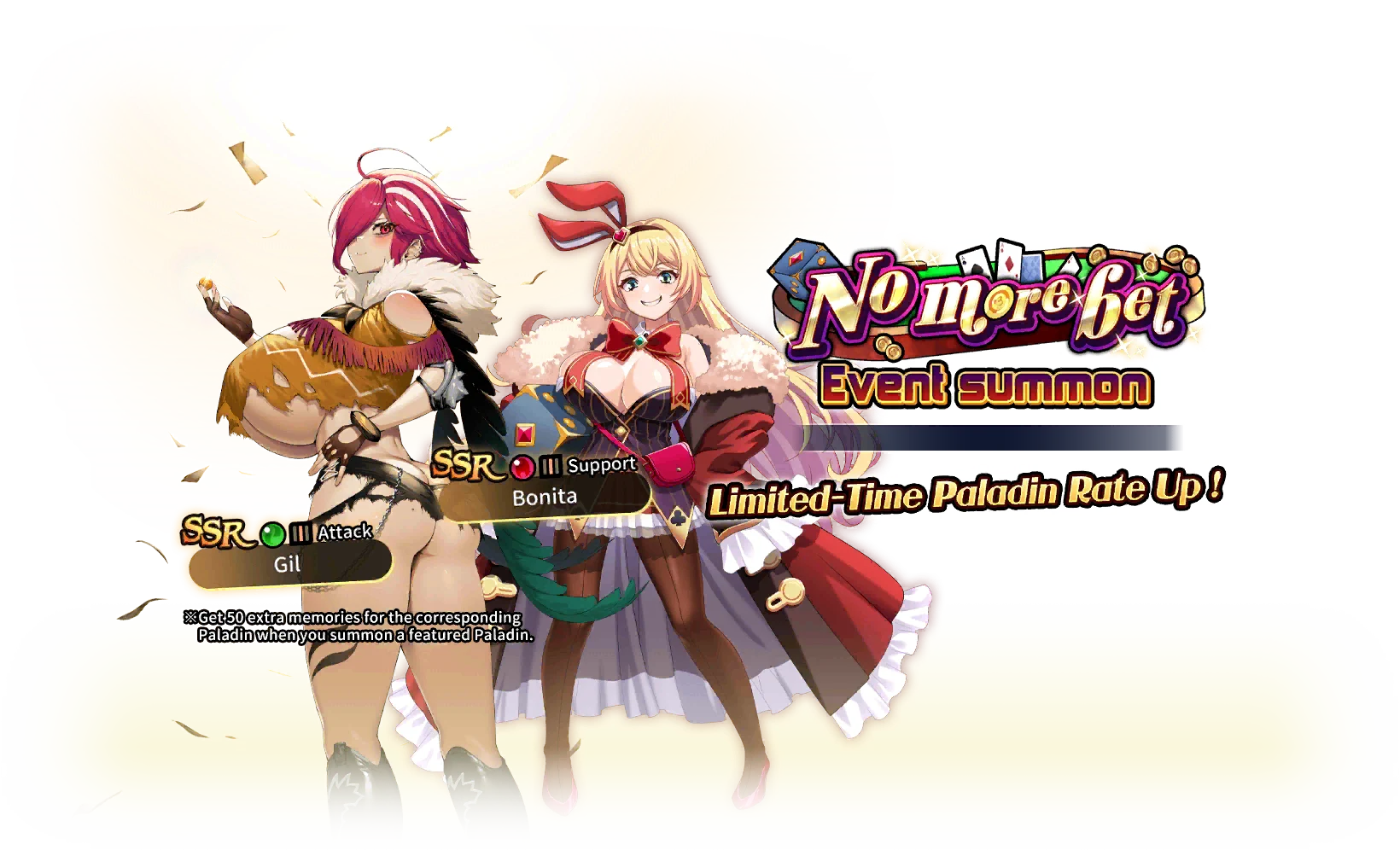 "No more bet" Event Summon