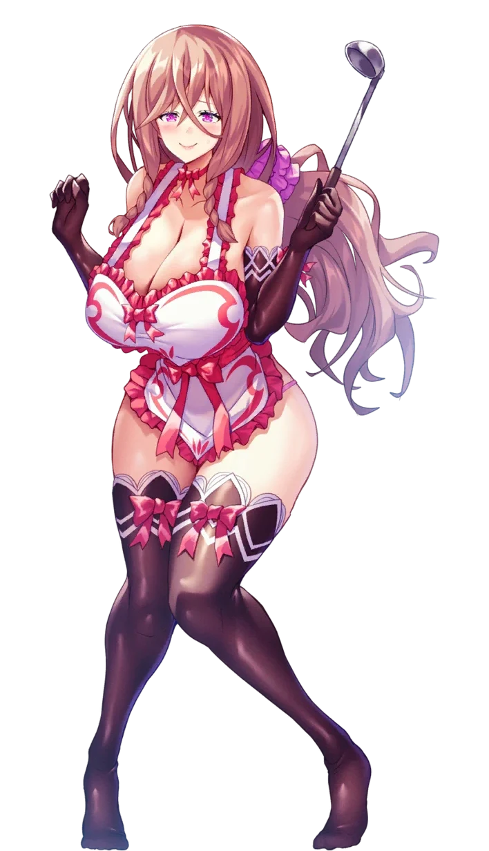 Tempting Naked Apron: Diana