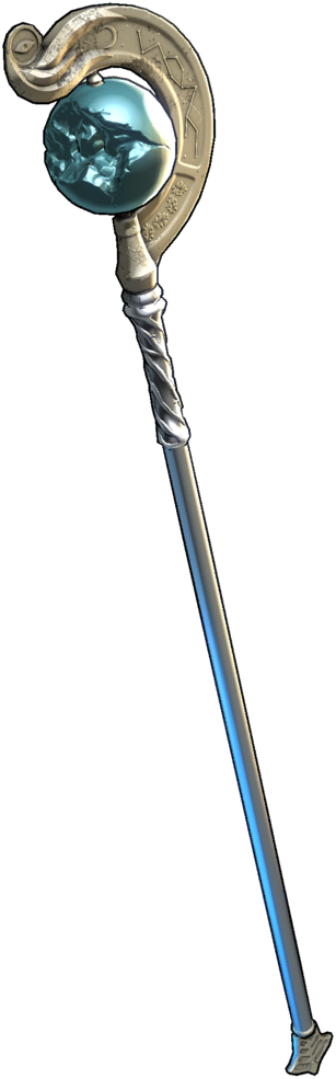 Queen's Broken Platinum Staff