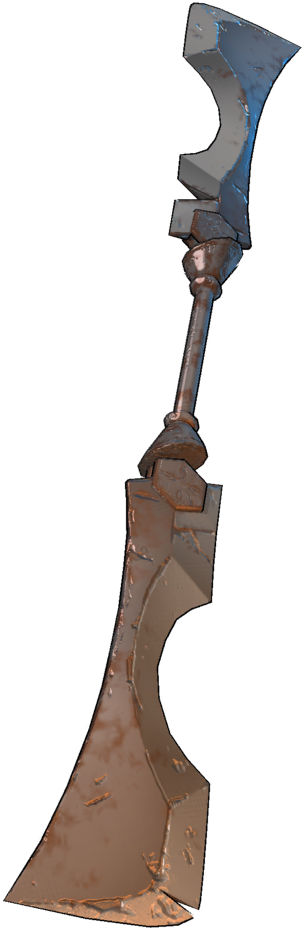 Damaged Torta Broadsword