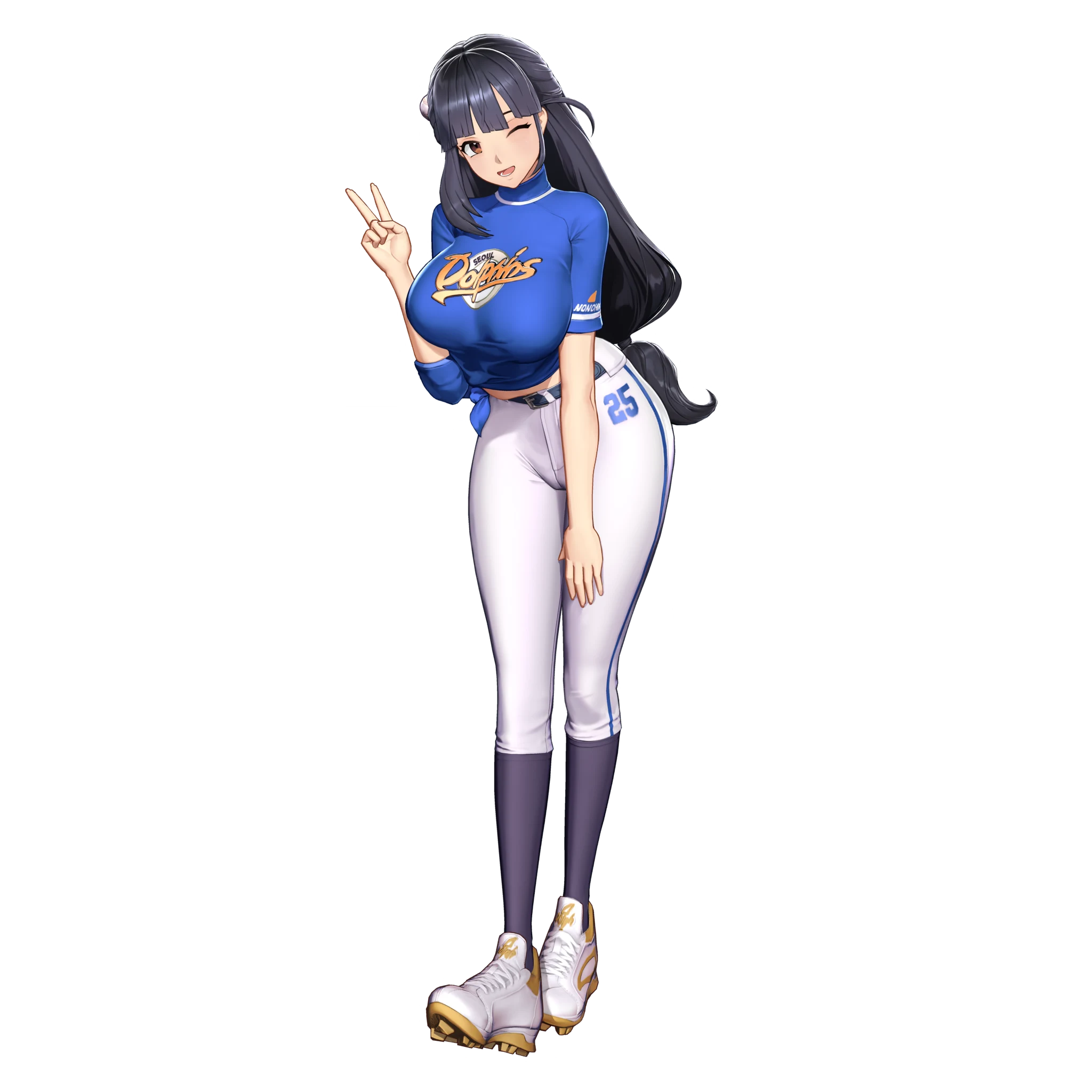 Nonoha Baseball Uniform skin