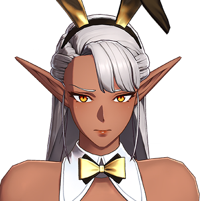 Kalina Golden Bunnygirl portrait icon