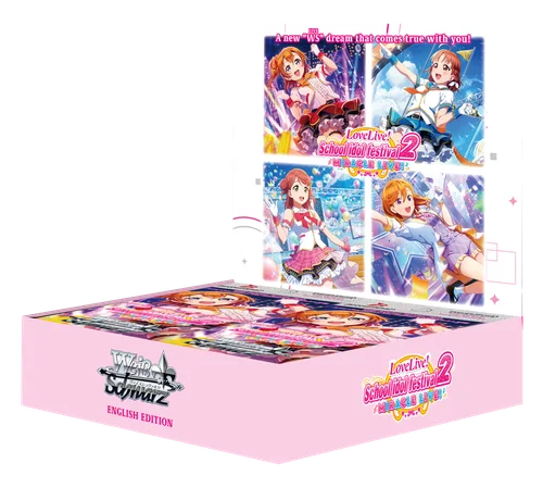 Weiss Schwarz Love Live! School idol festival 2 MIRACLE LIVE! booster box art