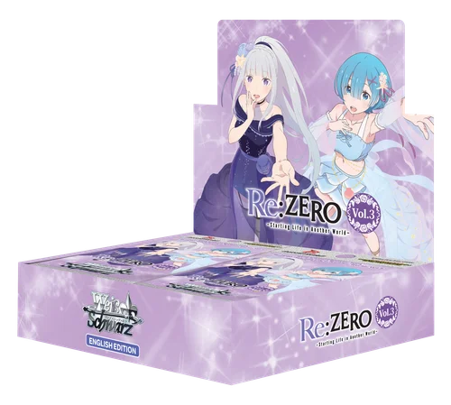 Weiss Schwarz Re:ZERO Vol.3 booster box art