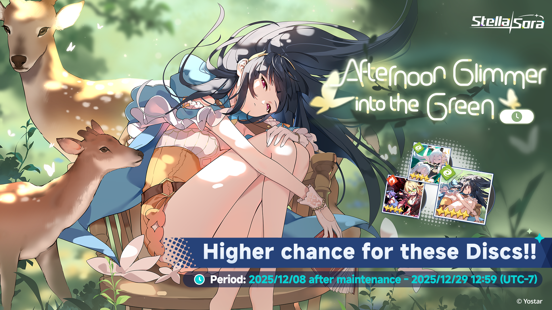 Afternoon Glimmer into the Green banner art