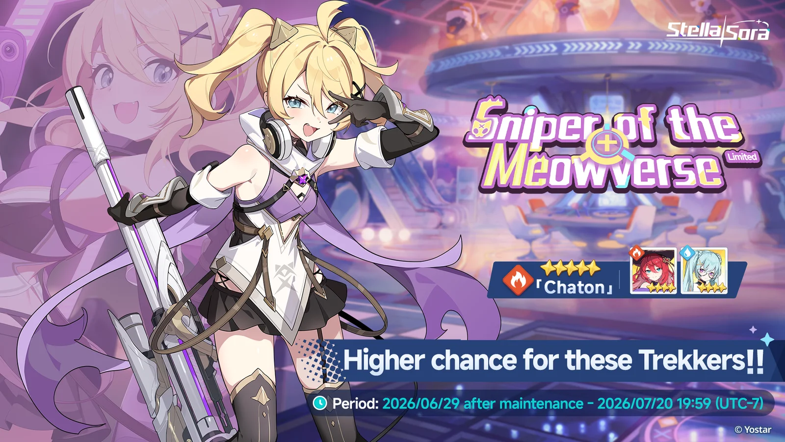 Sniper of the Meowverse banner art
