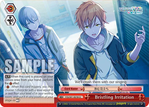 Bristling Irritation