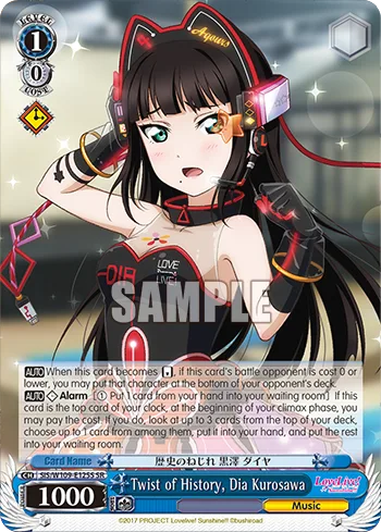 Twist of History, Dia Kurosawa