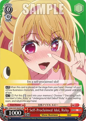 Self-Proclaimed Idol, Ruby