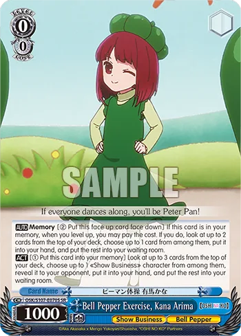 Bell Pepper Exercise, Kana Arima