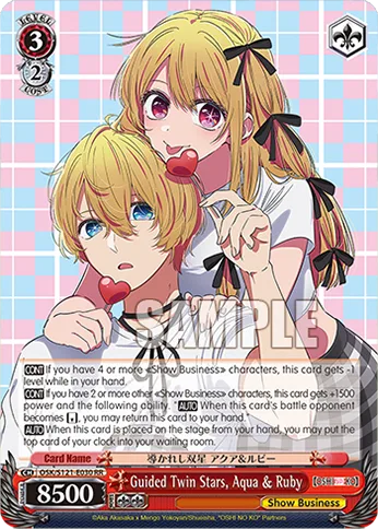 Guided Twin Stars, Aqua & Ruby