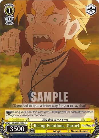 Rising Emotions, Garfiel