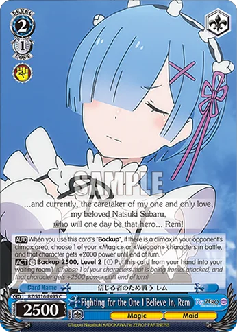 Fighting for the One I Believe In, Rem
