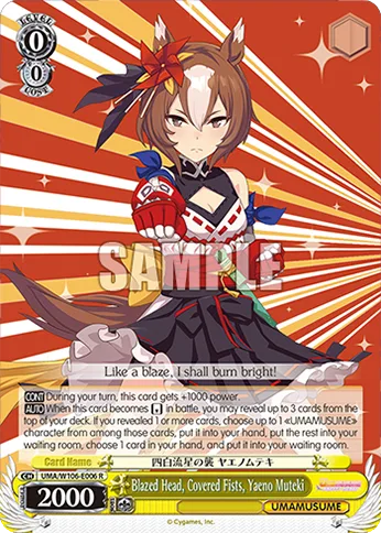 Blazed Head, Covered Fists, Yaeno Muteki