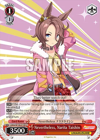 Nevertheless, Narita Taishin