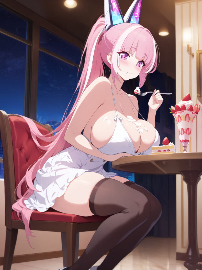 Eating secretly in a cafe